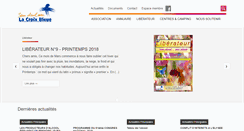 Desktop Screenshot of croixbleue.fr